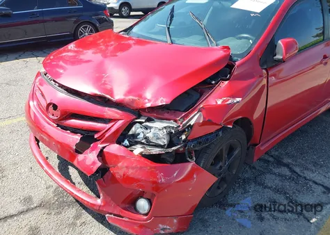 2012 Toyota Corolla S z USA, uszkodzony, nr VIN 5YFBU4EE7CP006509